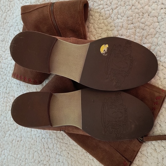 Nine West Take it Easy Suede Vintage American Collection Boots Size 6M - Picture 7 of 9